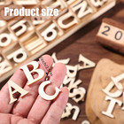 248 Pcs 1 Inch Wood Alphabet Letters And Wooden Numbers Blank Unfinished