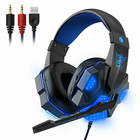 3 5mm Gaming Headset Mic Led Headphones Stereo Bass Surround For Pc Ps4 One