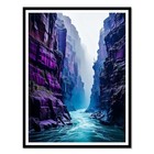 Canyon Mist Fall Printable Wall Art Digital Image Download