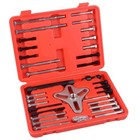 Harmonic Balancer Puller Set  46 Pcs Flywheel Steering Wheel 1 5 Inches  Red 