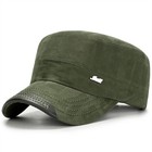Vintage Military Army Cap Mens Women Cotton Baseball Cap Flat Cap Adjustable Hat