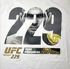 Reebok Ufc 229 Khabib Nurmagomedov Men s Size Xxl Solid White Crew-neck T-shirt