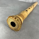 Japanese Shakuhachi Bamboo Flute Kinko Chikuji 1 7 Shaku Wire Binding Used