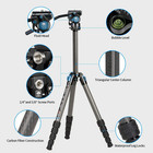 Sirui St-125 5-section Carbon Fiber Tripod   Va-5 Ultra-compact Video Head Kit 