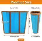 4pcs Horse Fly Leggings Mesh Fly Boots For Horse Breathable fly Leg Wraps For Ho