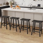 Bar Stools Set Of 4  Waterproof Uv-resistant durable Resin Kitchen Island Chairs
