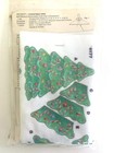 Holiday Felt Christmas Ornament Kit Sequined Christmas Tree Makes 3