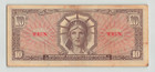 Usa Mpc 10 Dollars Series 641  1965-68  887 3 3rd Printing  Vf Stain  J13264550j