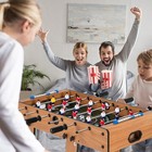 Topbuy 27  Folding Foosball Table Soccer Game Christmas Gift Football Sports