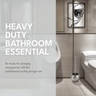 Premium Quality Bathroom Toilet Cleaning Plunger And Holder Set