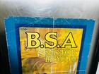 Vtg 70s 80s B s a  Motorcycles English Italy Poster Brett Forer Motor Cycle