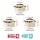 3pcs Set Golden Touch Food Warmer Insulated Stainless-steel Container - Choose