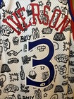 Autographed signed Allen Iverson 76ers White Doodle Swingman M n Jersey Coa