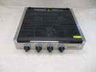 Contoure 3 Burner Cook Top W  Glass Cover Stainless Steel Ct-1700 Rv Camper