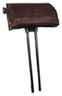 Rare Antique Koken Congress Barber Shop Chair 2-post Clamshell Headrest
