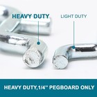 Daanxw 1 4 Inch Heavy-duty Pegboard Hooks Only Suitable For 1 4 Pegboard Board