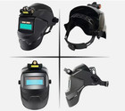 Solar Powered Auto Darkening Welding Helmet - Large View  True Color  High Temp