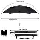 72 Inch Huge Golf Umbrella Windproof Large Umbrella Automatic Open With Doubl   