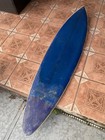 Surfboard Surf Board Single Fin 7   -2   x19    Old 60s Props Used Vintage