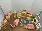 Playskool 1991 Victorian Dollhouse Huge Set-figures  Accessories Playscape 60pcs