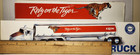 Vintage 1992 Exxon Toy Tanker Truck Rely On The Tiger Lights   Sounds-nos