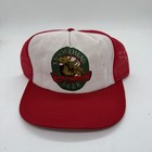Vintage Moosehead Beer Canadian Lager Snapback Trucker Hat Mesh Back