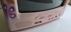 Rare Vintage 2007 Barbie Pink Crt Tv Model Bar322 Tested Working Missing Flowers