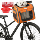 New Dog Bike Basket - Premium Dog Basket For Bike  Secure Pet Basket For Rides W