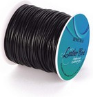 50 Yards 1 5mm Round Genuine Leather Cord Black Leather Cord String For Bracelet