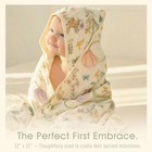 Muslin Baby Towel Set 4 Piece 32x32 Inch Ultra Soft Bath Beach Newborn Gift