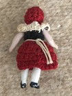 Antique Doll Carl Horn Mignonette Miniature Doll Bisque Dollhouse In Dress