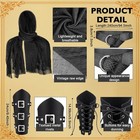 7 Pcs Men s Renaissance Costume Set Medieval Pirate Shirt Viking Shawl Belt    