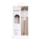 Shine Stainless Steel Bottle Brush With Refill Brush Head  Gray