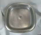 Approximately 7 5  Vintage Square Metal Lid   Unbranded