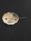Vintage Native American Navajo Sterling Silver With Turquoise Brooch