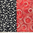 12 Fat Quarters Black  Red    White  1 Batik Lunn Fabric Fq Pack 100  Cotton