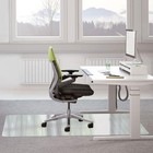 Clear Office Chair Mat For Low Pile Carpet 30x48 Computer Desk Floor Protector