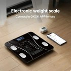 Body Fat Scale 180kg Bluetooth Smart Bmi Digital Bathroom Scales Wireless New