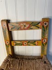 Folk Art Vintage Hand Painted Decorated Mexican Childs Chair