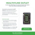 Healthyline Mesh 3220 Tourmaline Jade Mat Negative Ions Spa Heat Therapy Pad