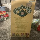 Vtg Rare Cabbage Patch Kids Coleco Doll Blonde Curly Hair Green Eyes In Box