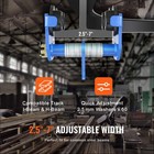 Push Beam Trolley Manual Trolley 4400 Lbs 2 Ton Load 2 5 -7  Adjustable