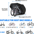 Heavy Duty Bike Cover For 1  2 Bikes  Waterproof Bicycle Cover With Lock Holes