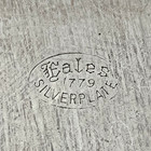 Vintage Eales Silver Plated Round 12  Tray