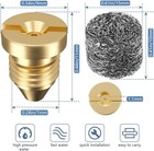 2 Pieces 1 1 Mm Orifice Foam Cannon And 2 Maker  Universal Brass    