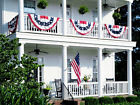 4 Pack Pleated Usa Fan Flag 3x6 Feet American Us Bunting Flags Half Fan Banner