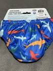 New  Infant Swimways Reusable Swim Diaper 50  Upf Medium 18-22 Lbs  Sharks -p547