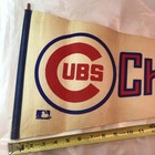 Chicago Cubs Mlb Baseball Full Size Vintage Pennant Wood Dowel Rare Old