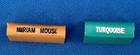 Mosaic Press Miniature Books Lot Of 2 Miriam Mouse Survival Manual   Turquoise