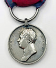 Rare 1815 British Waterloo Medal   William Hurst 2nd Batt  95th Regiment Foot